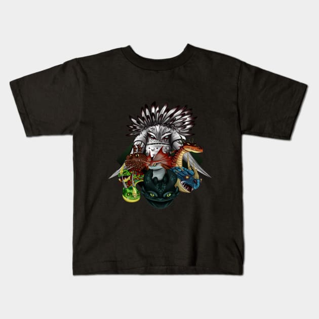 A chief protects his own Kids T-Shirt by Roxe